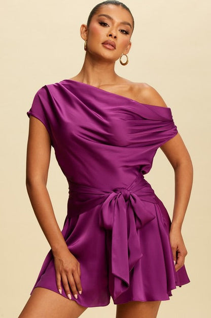 Jade Satin romper