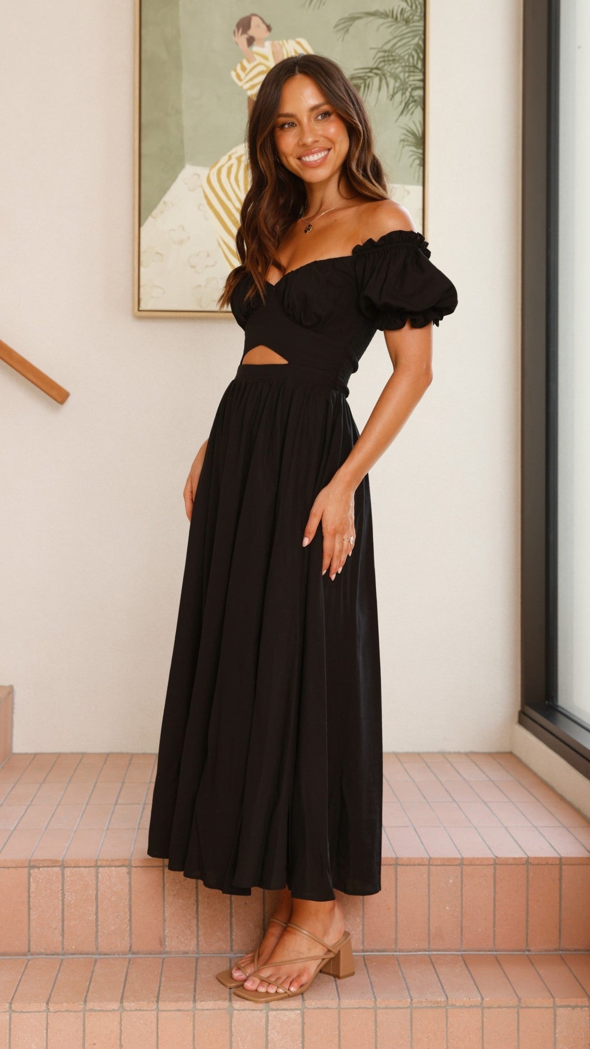 Hulu Maxi Dress - Black