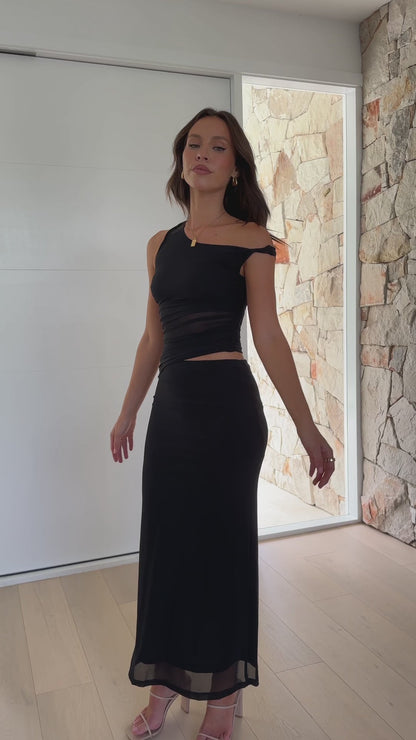Iantha Maxi Dress - Black