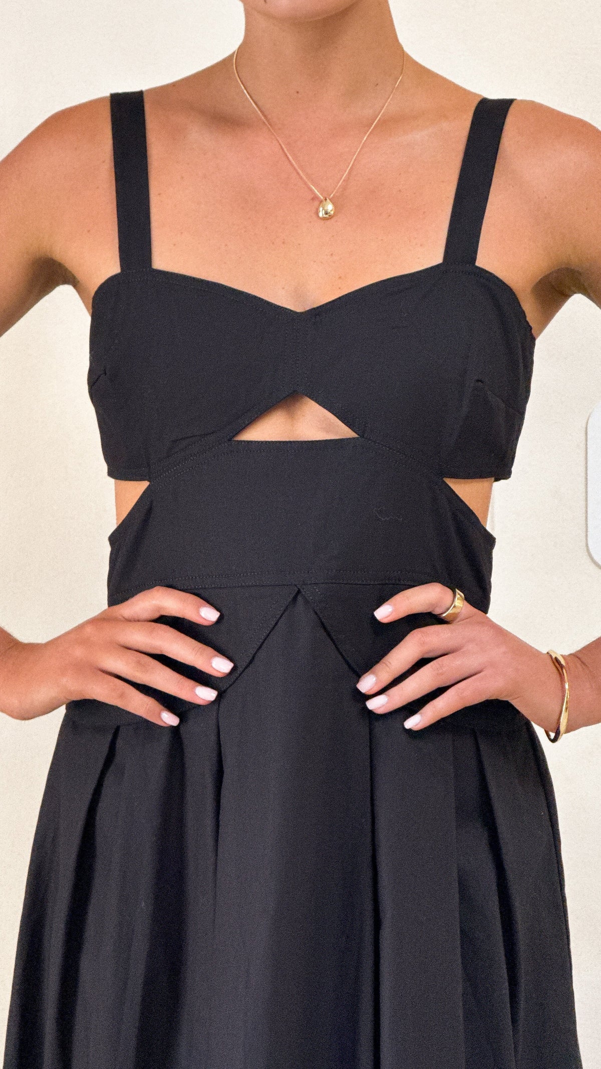 Harleigh Midi Dress - Black