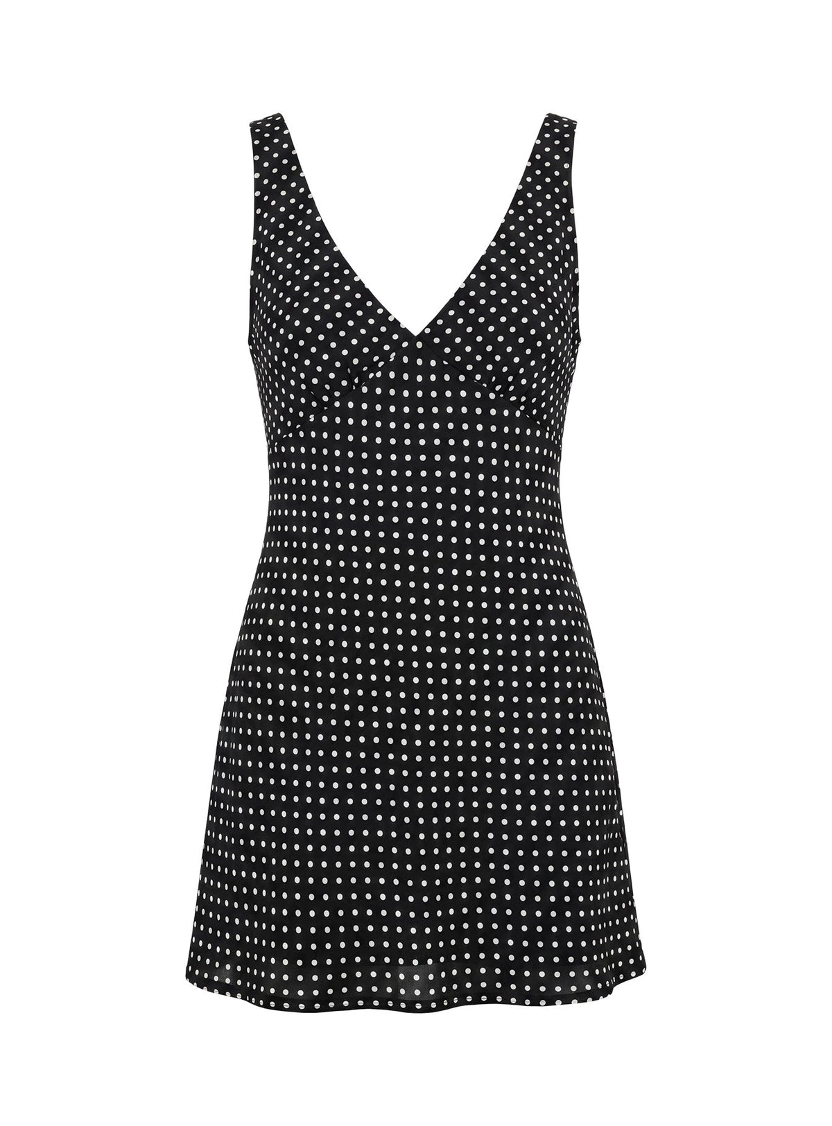 Nellie Mini Dress Black Polka Dot