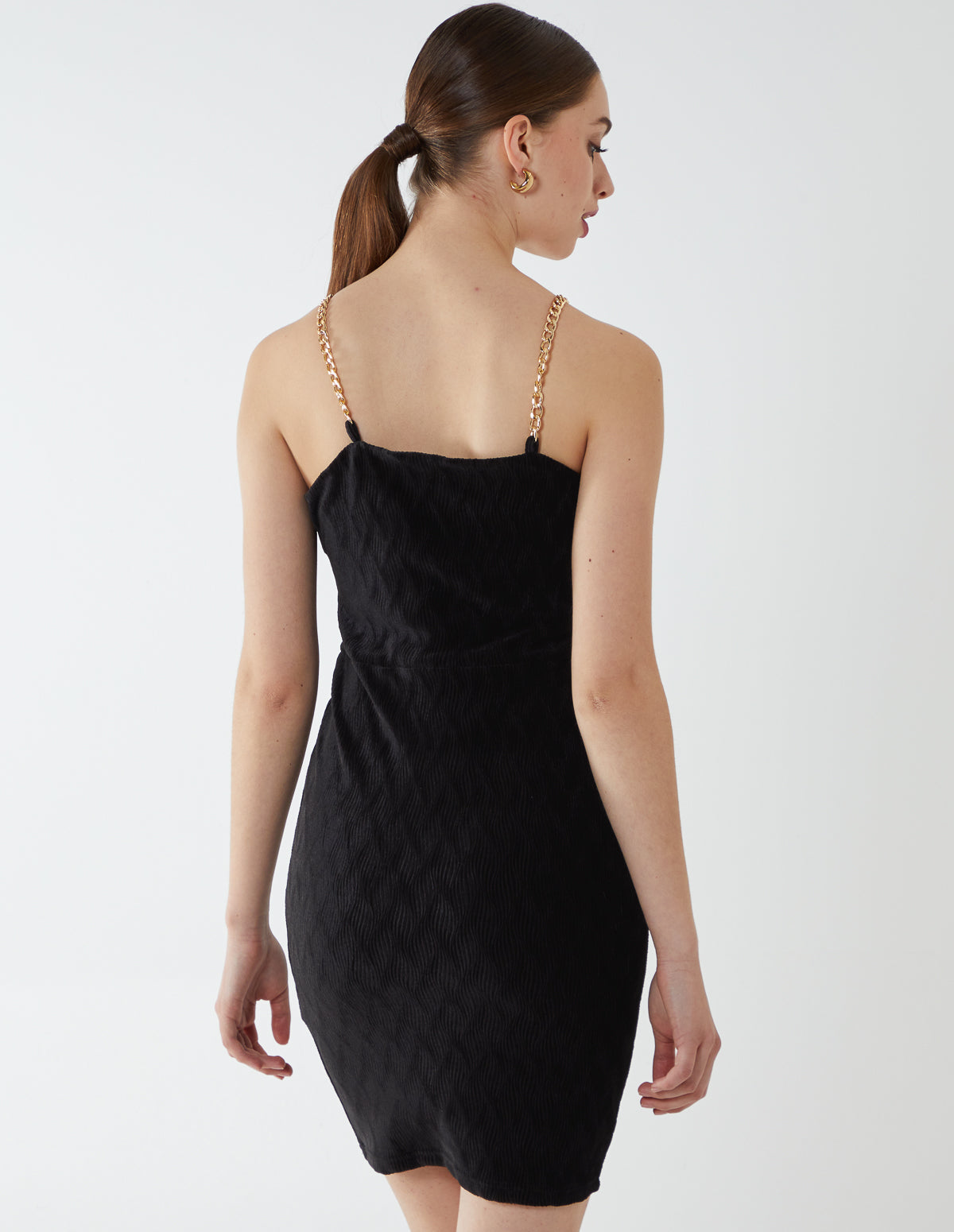 Chain Strap Mini Dress