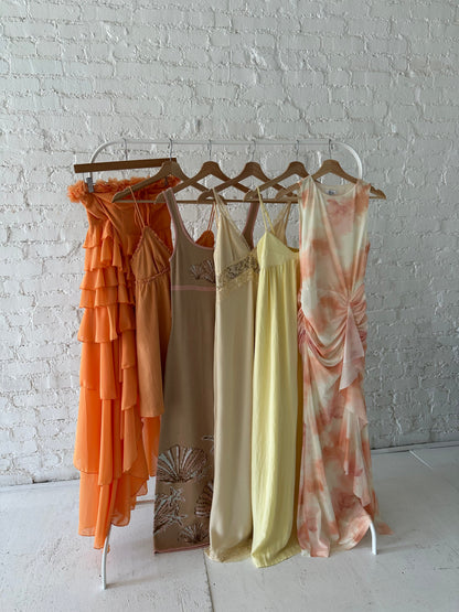 Olsen Sweetheart Maxi Dress- Yellow