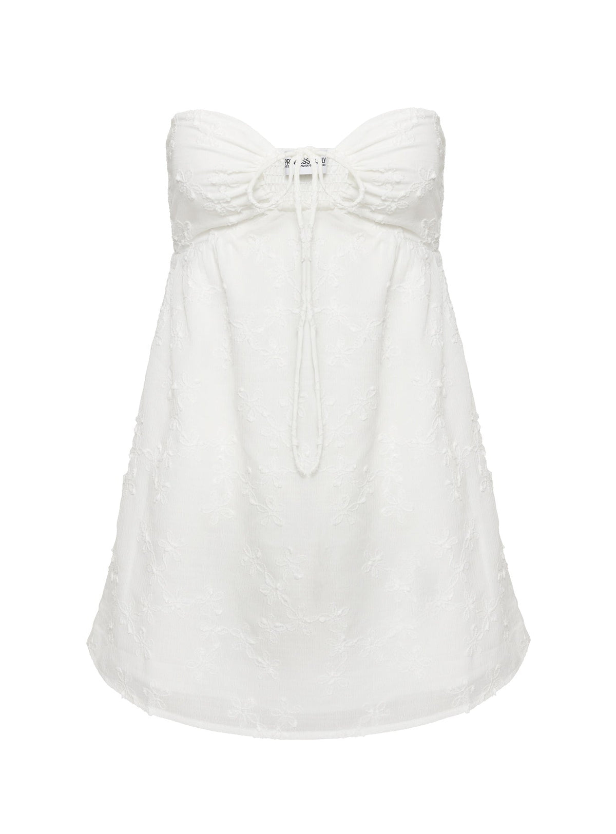 Rosenberg Strapless Mini Dress White