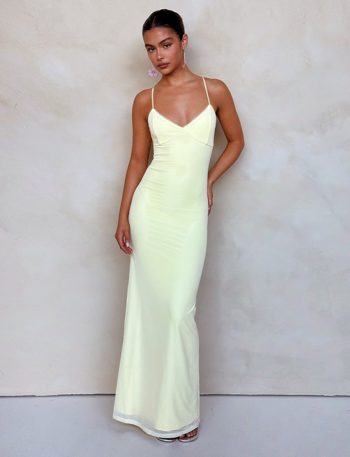 JULIANNA DRESS - YELLOW : LEMON
