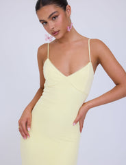 JULIANNA DRESS - YELLOW : LEMON