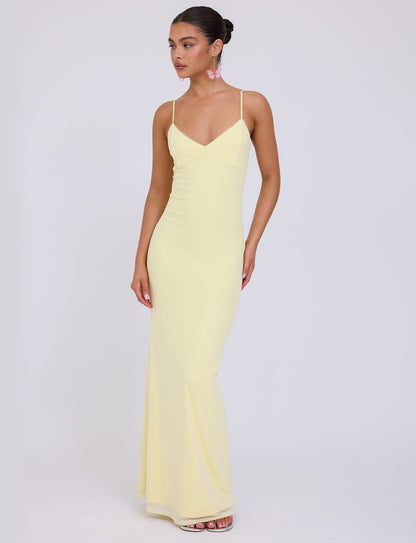 JULIANNA DRESS - YELLOW : LEMON