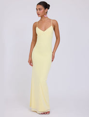JULIANNA DRESS - YELLOW : LEMON