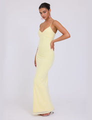 JULIANNA DRESS - YELLOW : LEMON