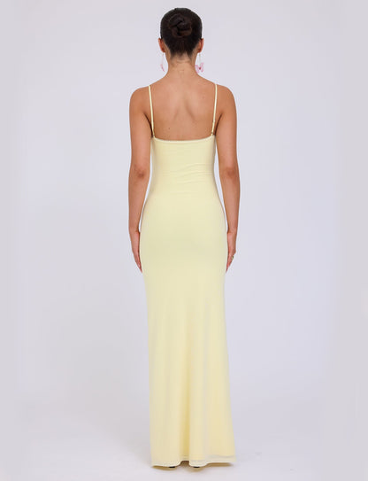 JULIANNA DRESS - YELLOW : LEMON