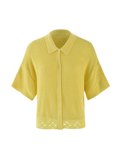 JANAI TOP - YELLOW : LEMON