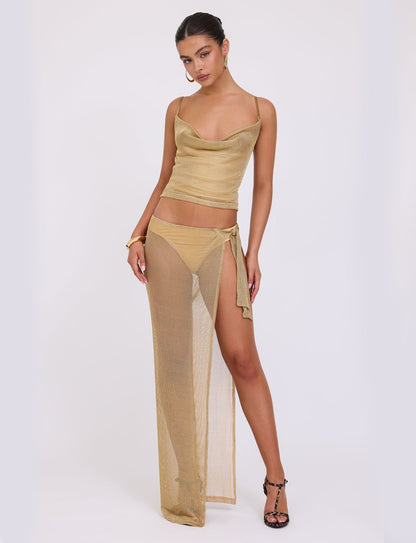 WYNNE TOP - GOLD
