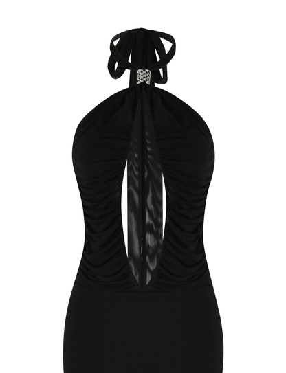 ZARA MAXI DRESS - BLACK