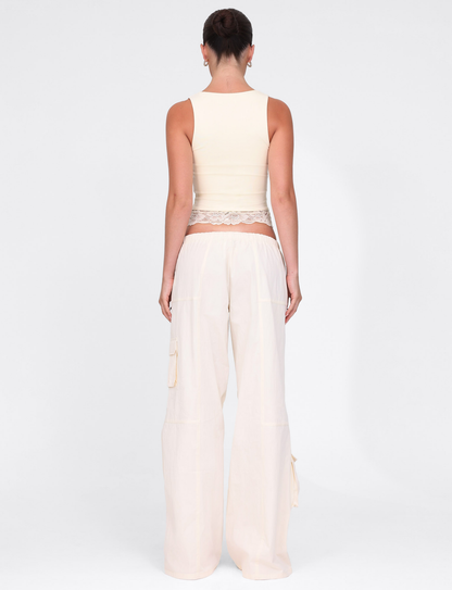 HERMIONE PANT - YELLOW : BUTTER : SOFT BUTTER