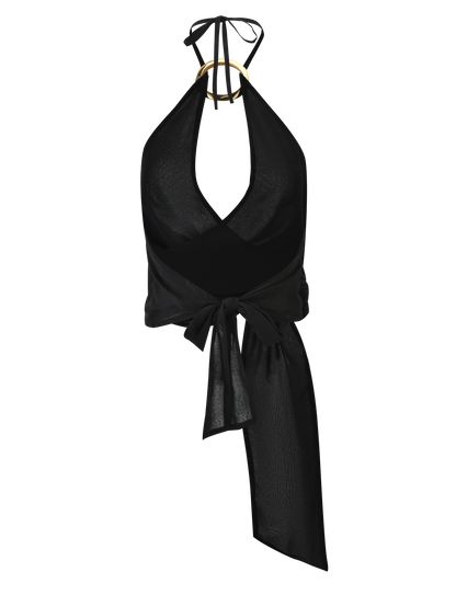INDIGO TOP - BLACK