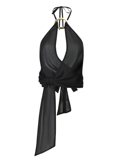 INDIGO TOP - BLACK