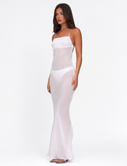 KIAH MAXI DRESS - WHITE : ICE