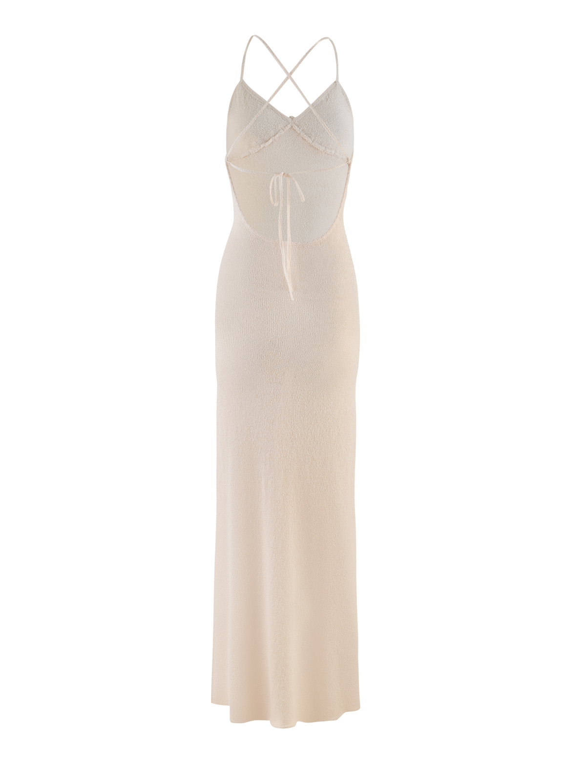LAVELLE MAXI DRESS - WHITE : CREAM : CREAM