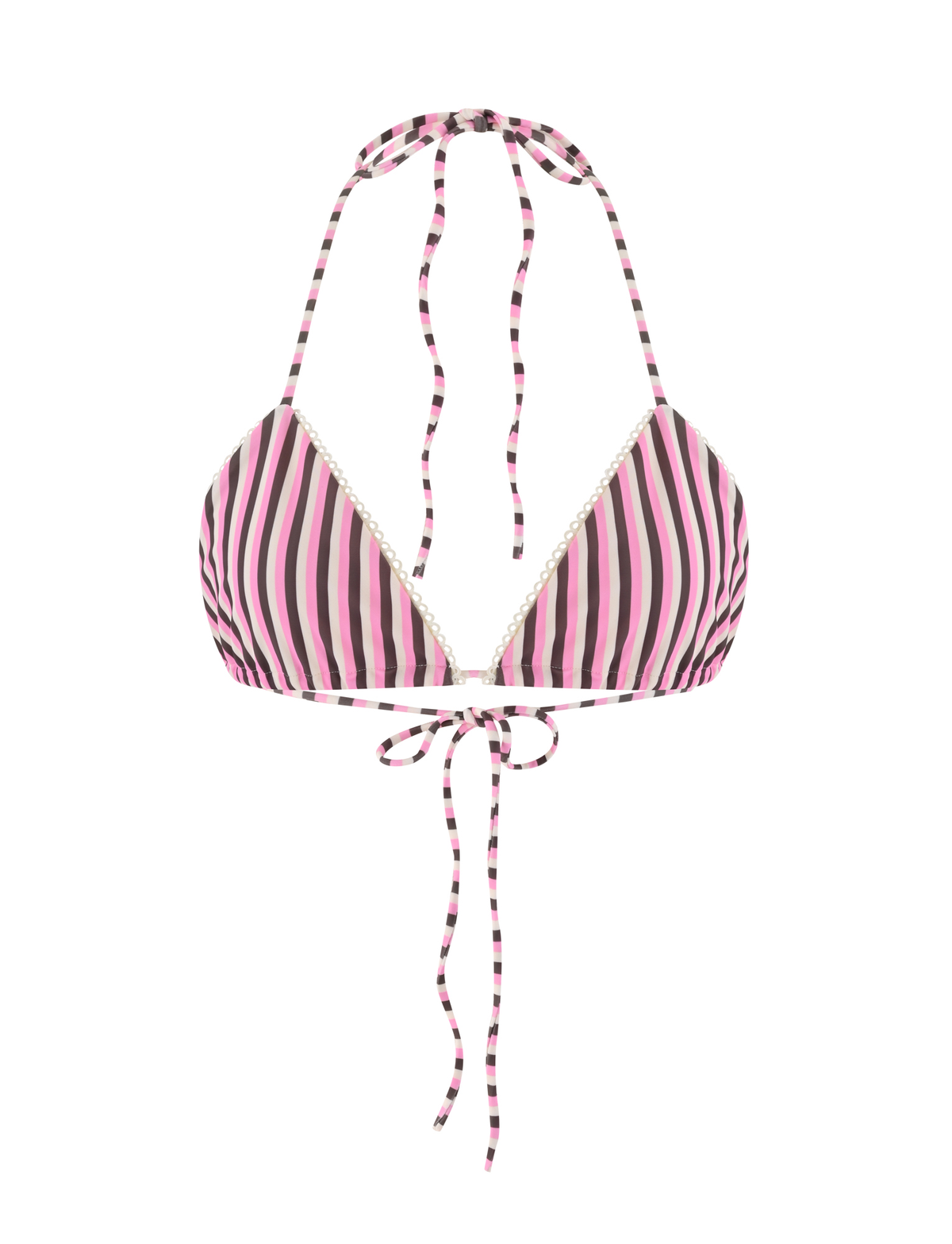 DAZZLE BIKINI TOP - STRIPE