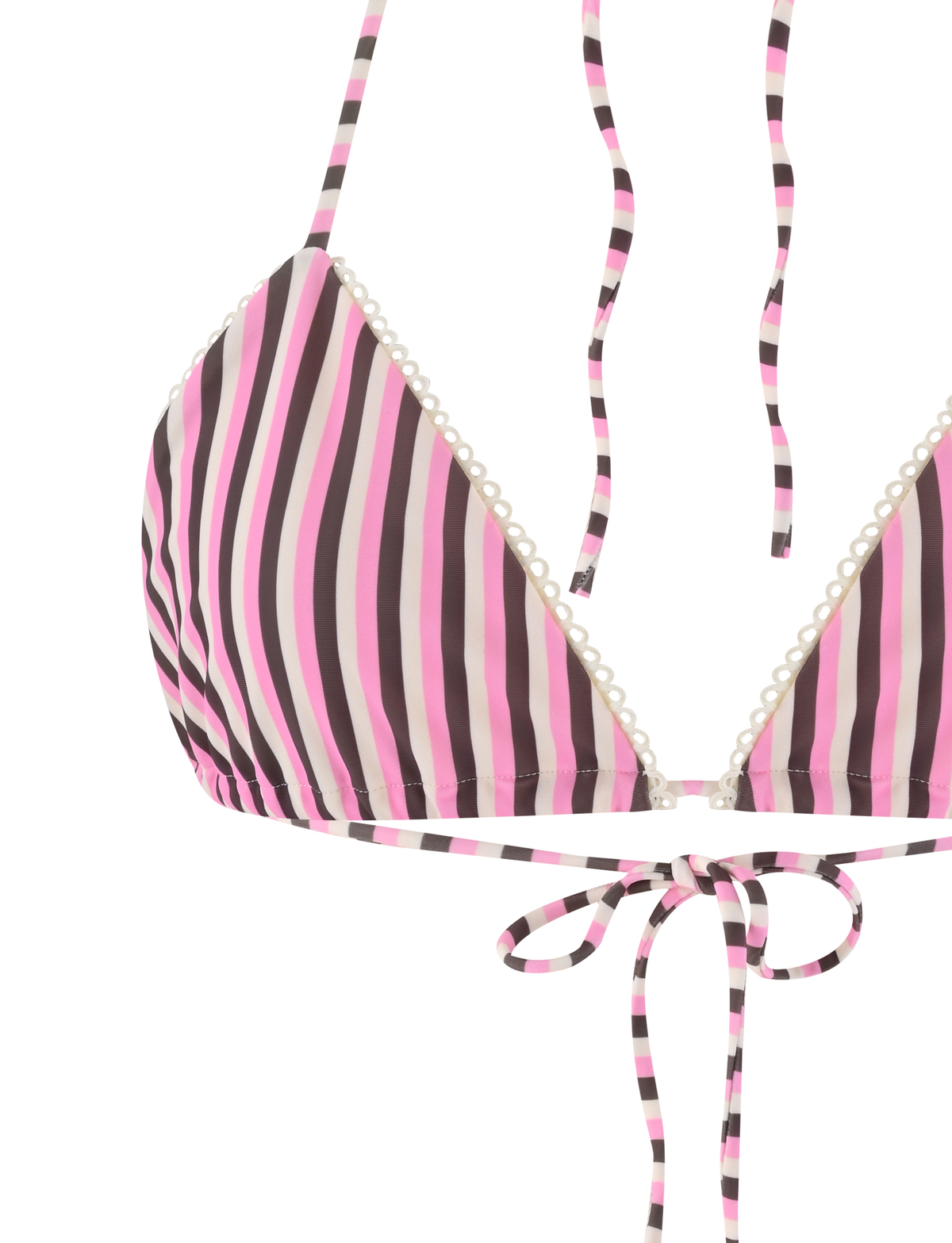 DAZZLE BIKINI TOP - STRIPE