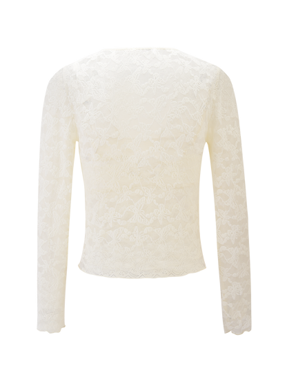 GIULIA 2PC TOP - IVORY LACE