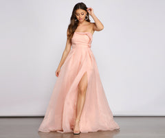 Zora Formal Strapless A-Line Dress