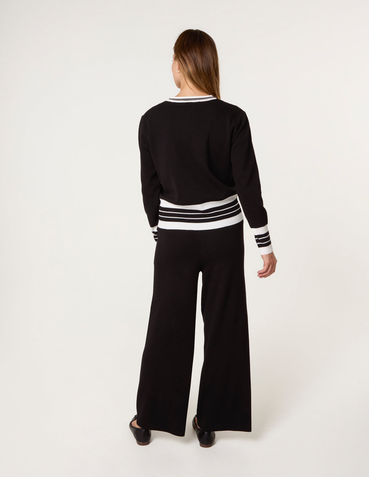 Contrast Colour Co-ord -Button Front Set