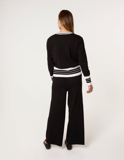 Contrast Colour Co-ord -Button Front Set