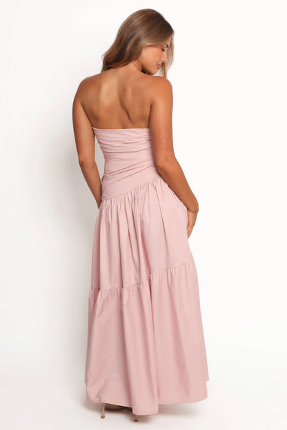 Blanche Strapless Maxi Dress - Orchid