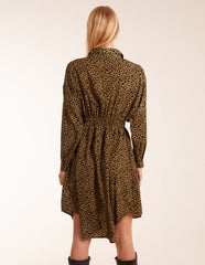 Leopard Shirt Dress