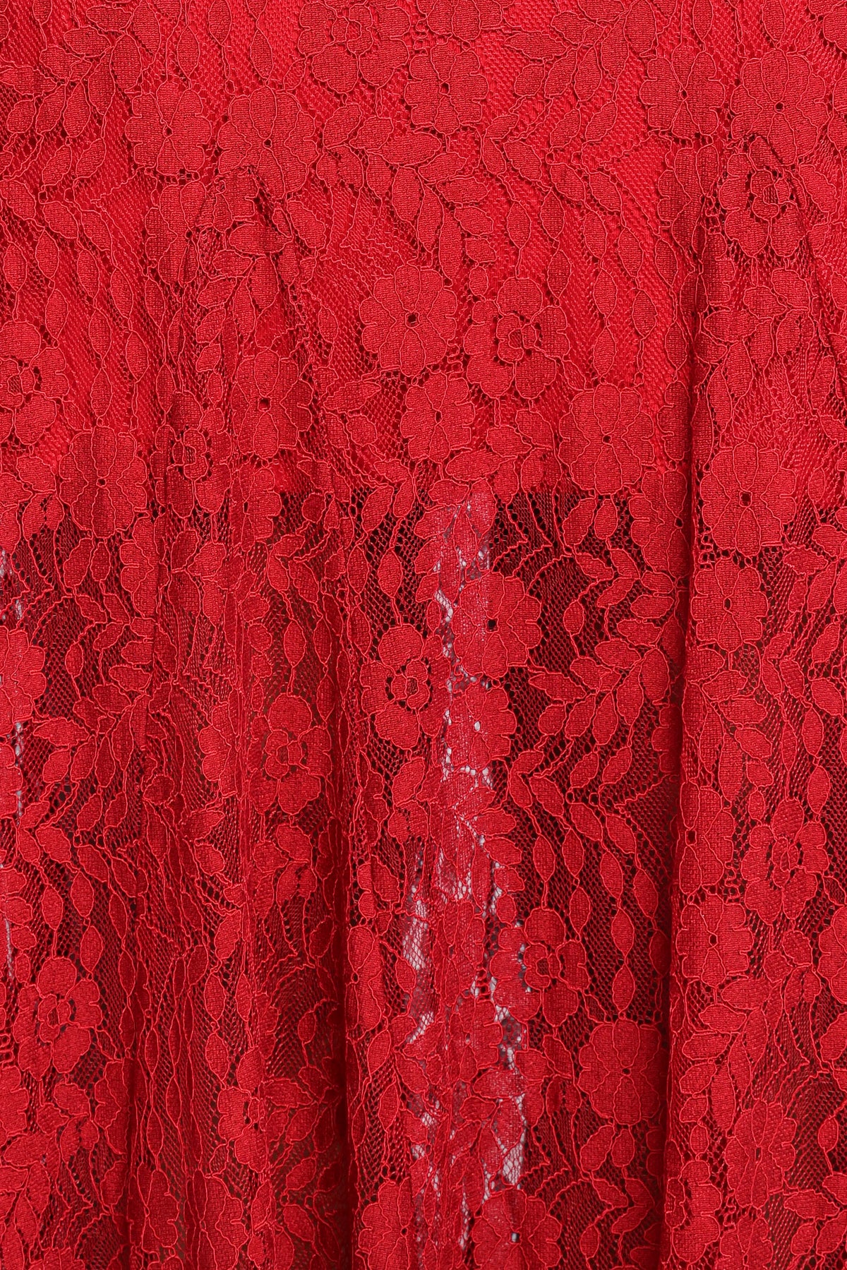 Keani Long Sleeve Maxi Dress - Red