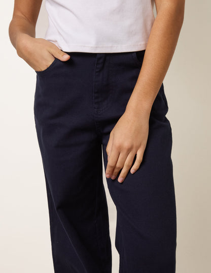 Floral Embroidered Detailed Flared Jeans