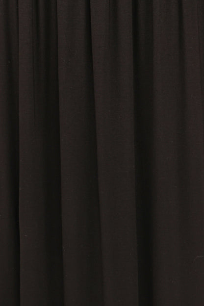 Shirley Long Sleeve Maxi Dress - Black