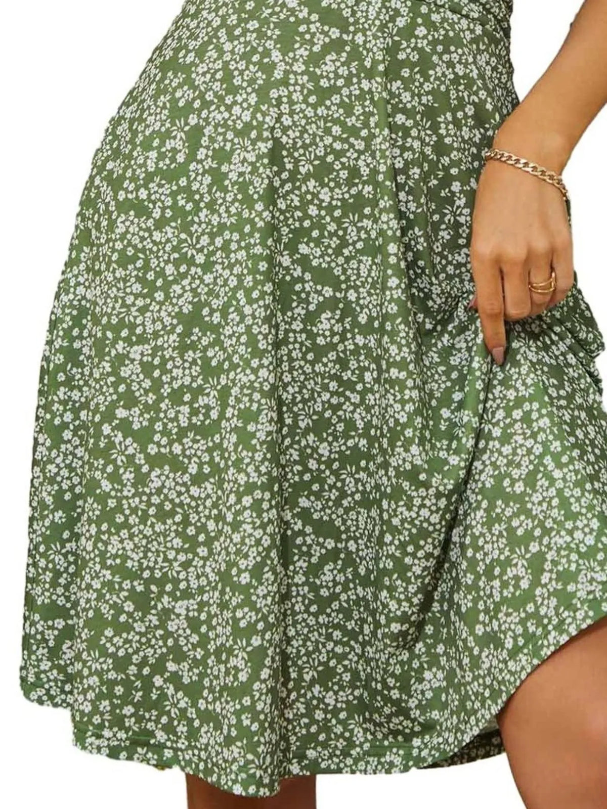 Printed Halter Neck Dress