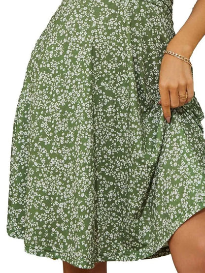 Printed Halter Neck Dress