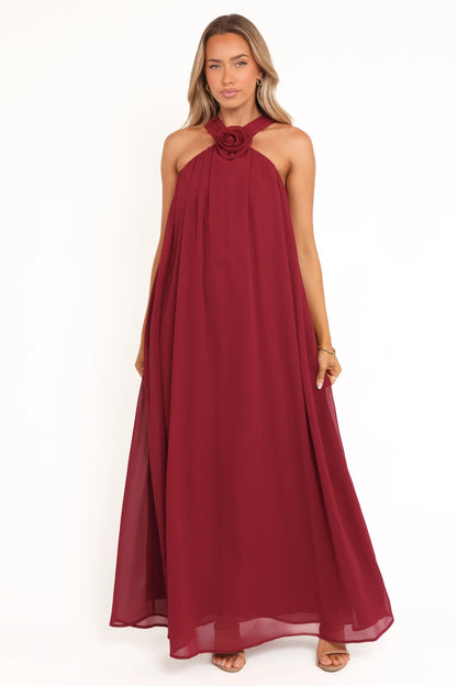 Melba Maxi Dress - Berry