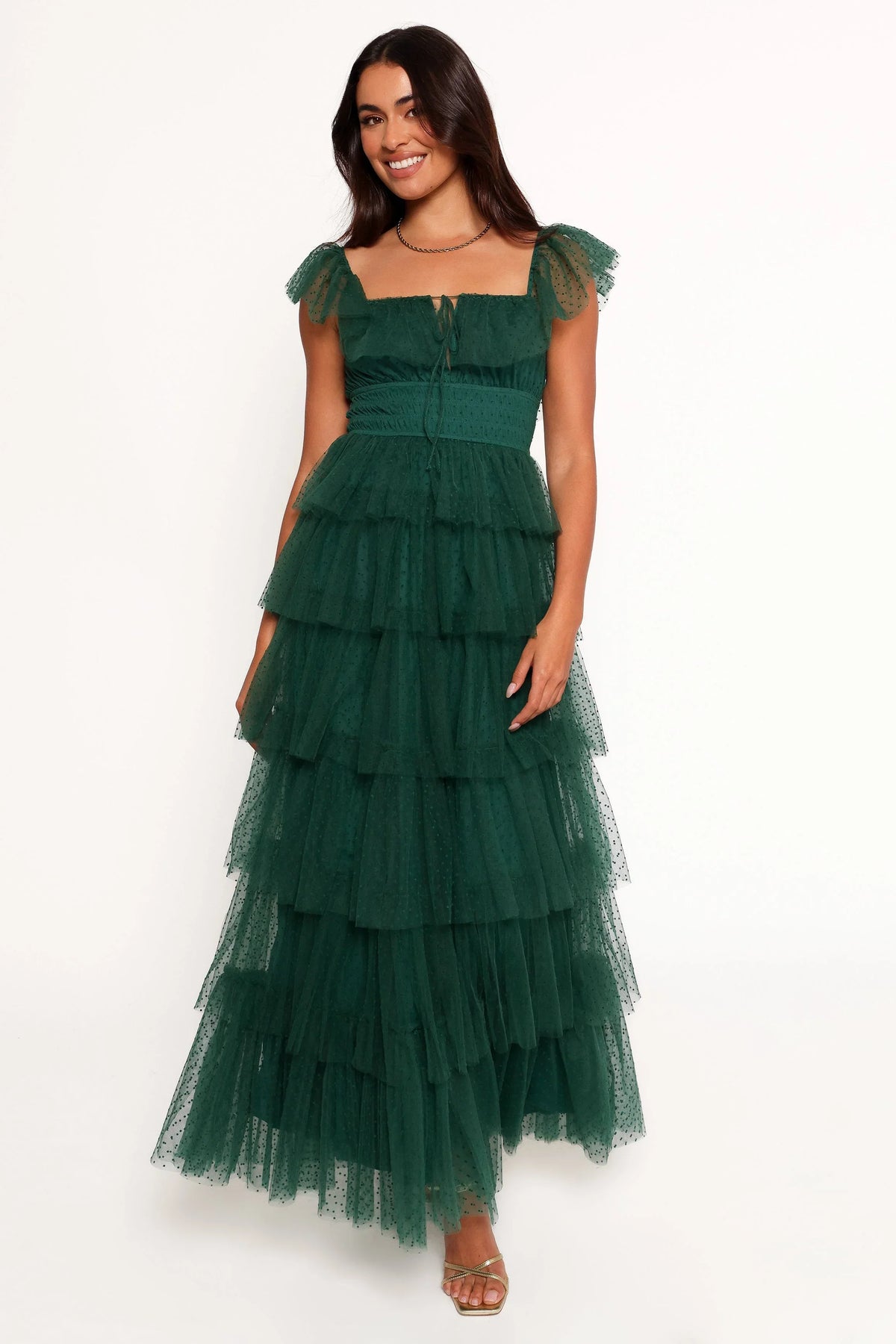 Belle Maxi Dress - Hunter Green