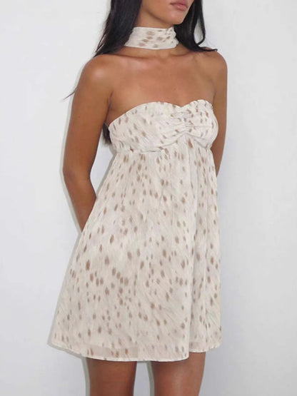 Sweetheart Neck Tube Mini Dress