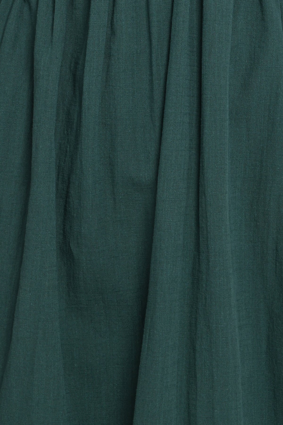 Sullivan Puff Sleeve Maxi Dress - Forest Green