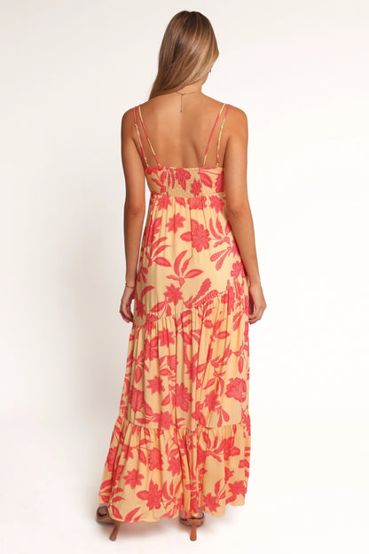 Forbes Maxi Dress - Red Floral