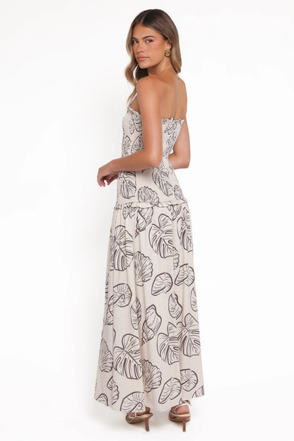 Parkway Maxi Dress - Cream Shells