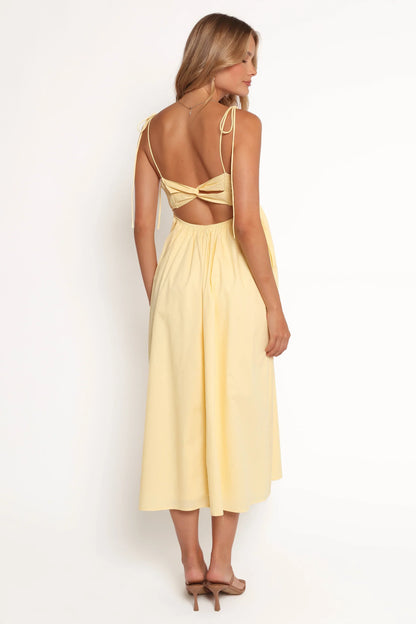 Simona Maxi Dress - Yellow