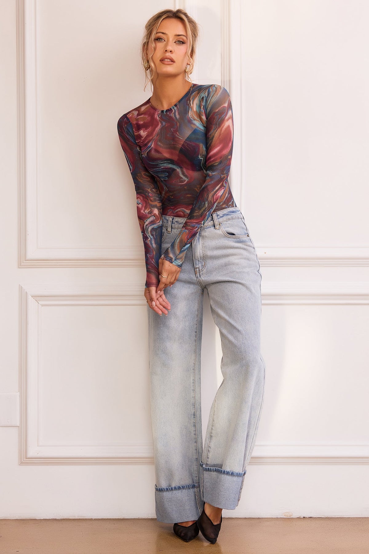 Juniper Bodysuit - Blue Multi