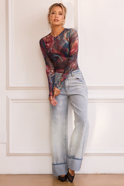 Juniper Bodysuit - Blue Multi