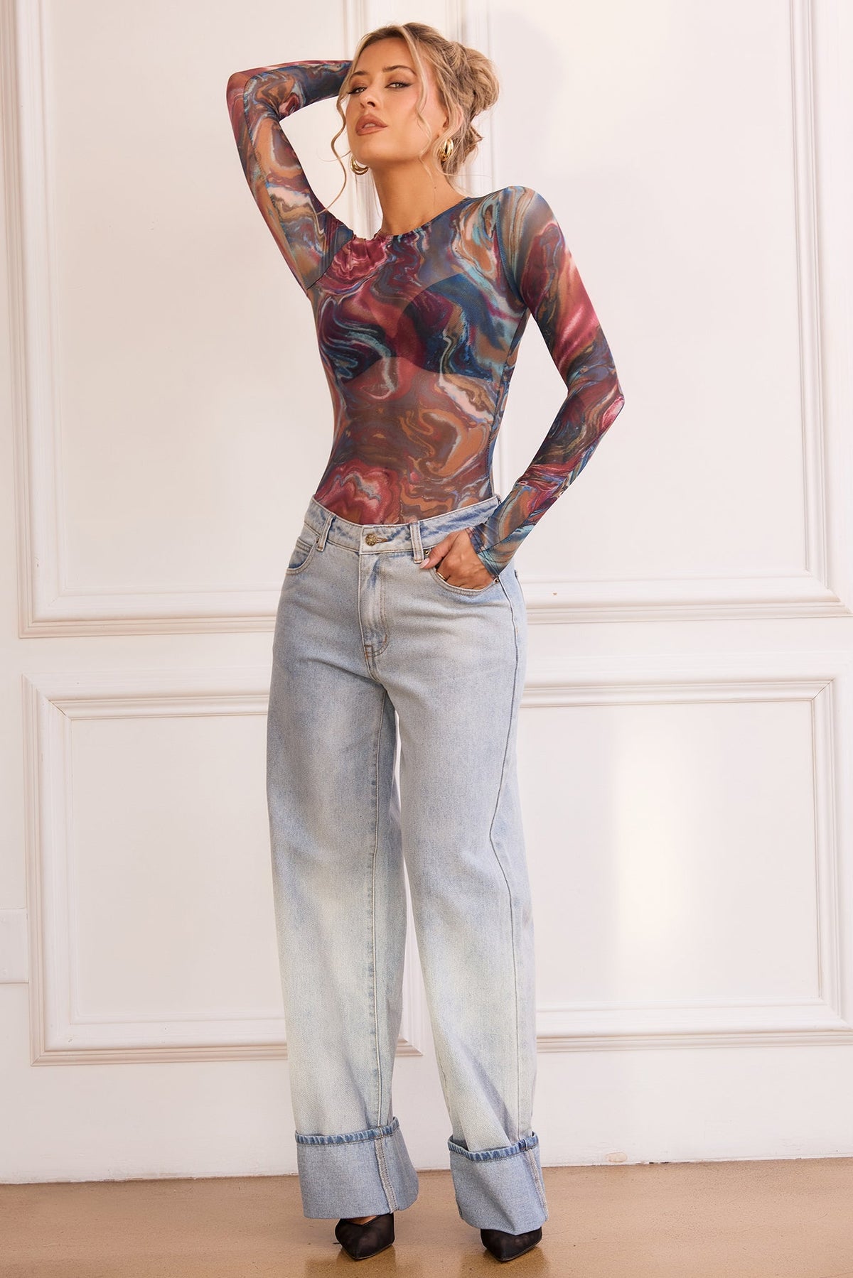 Juniper Bodysuit - Blue Multi