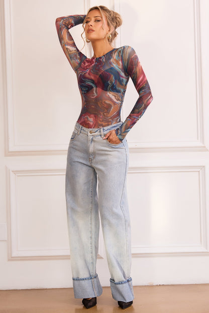 Juniper Bodysuit - Blue Multi