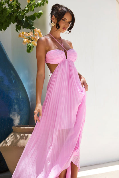 Martini Maxi Dress - Pink