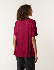 Stud Detail Round Neck T-shirt