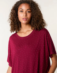 Stud Detail Round Neck T-shirt
