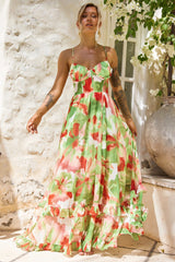 Nightcap Maxi Dress - Green Multi